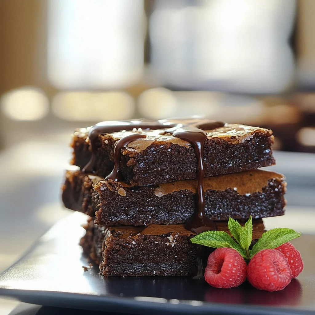 Chewy Fudge Brownies Dessert