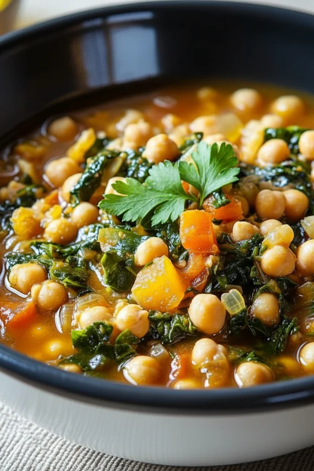 Chickpea And Spinach Stew