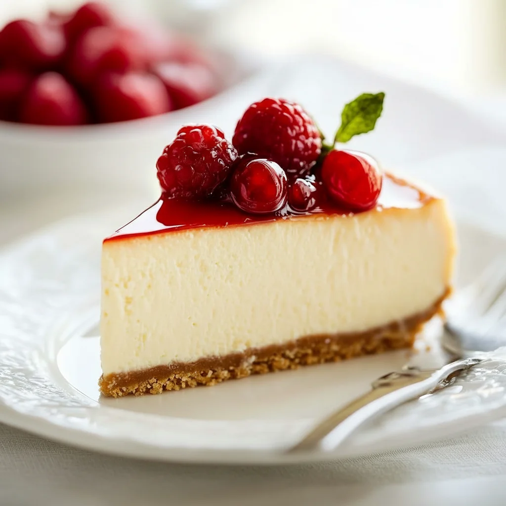Classic Cheesecake Recipe Dessert