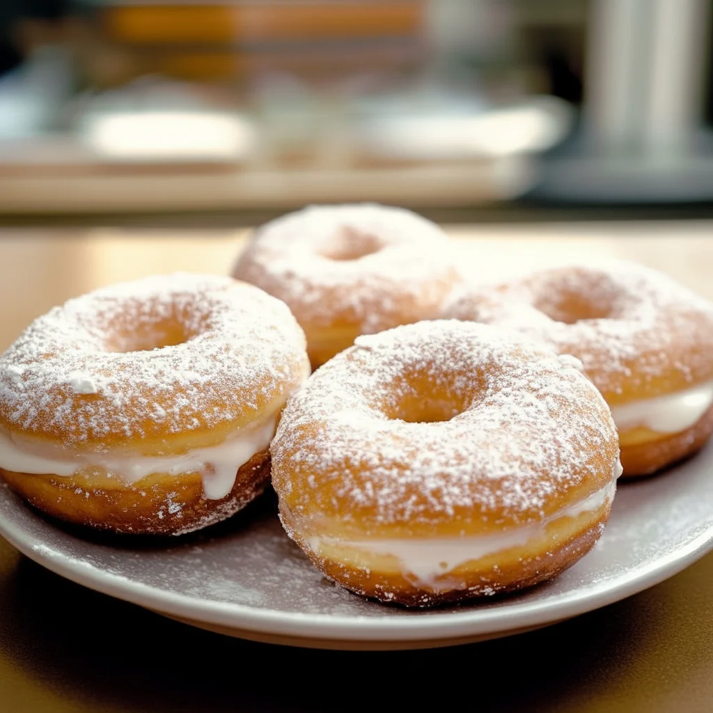 Cream-Filled Donuts Treat