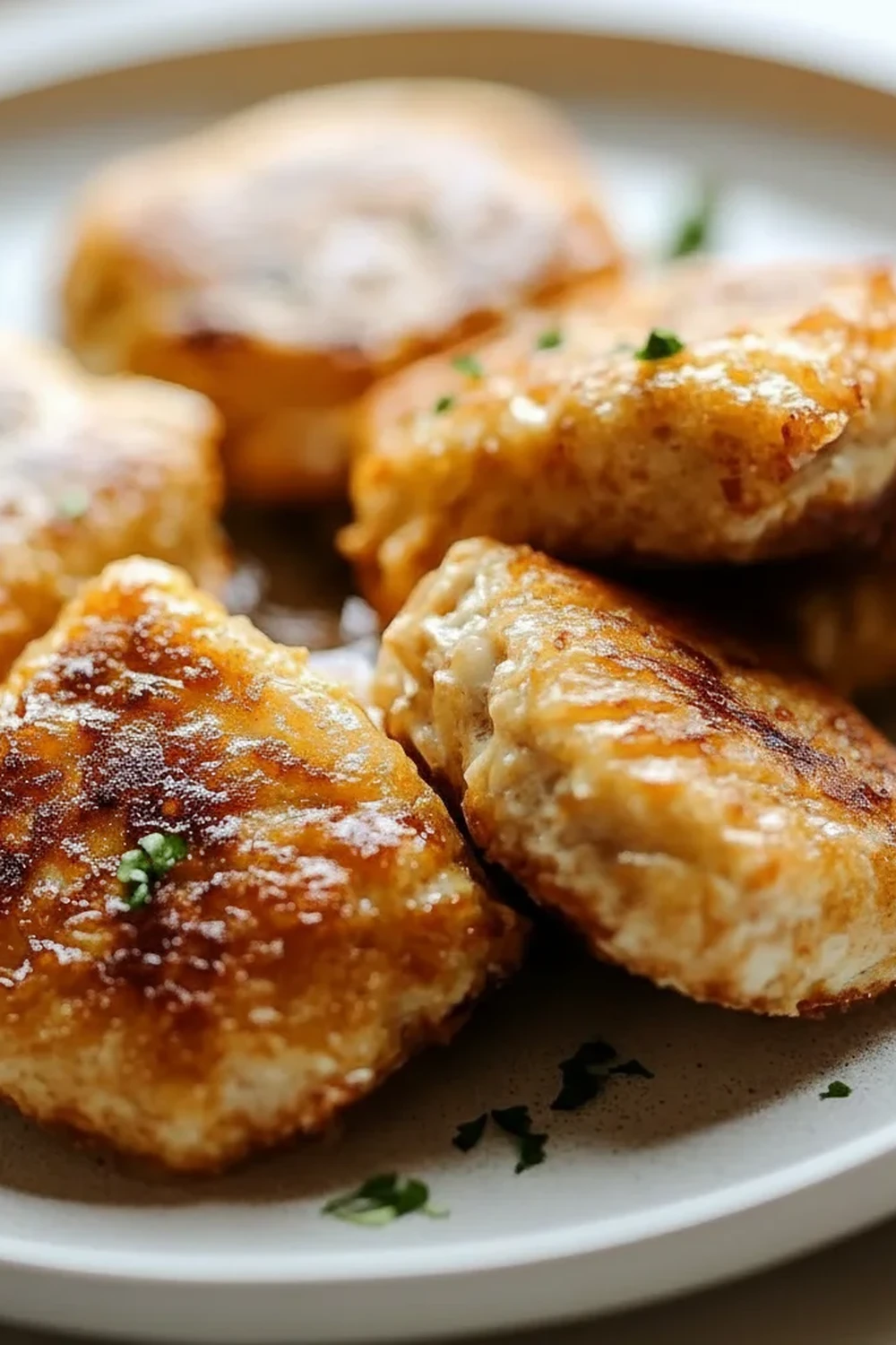 Creamy Chicken Patties Recipe