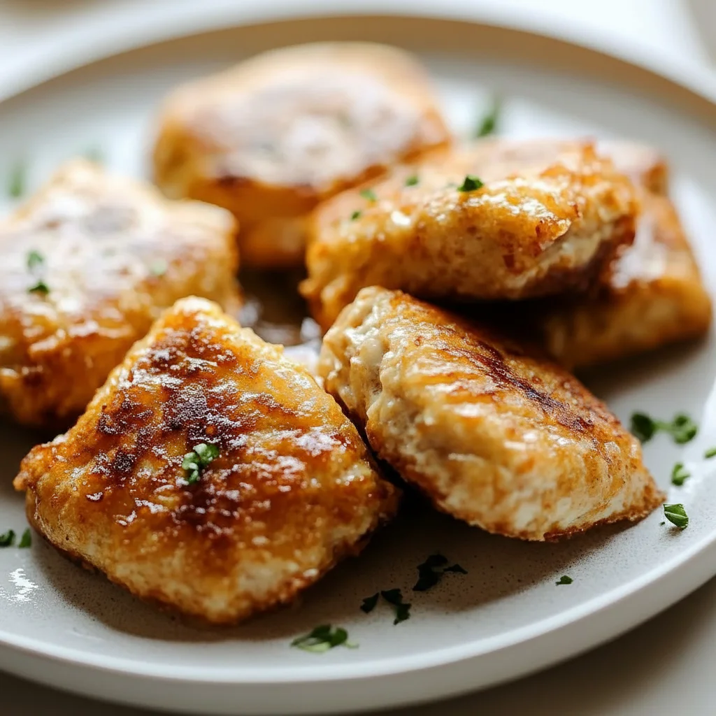 Creamy Chicken Patties Recipe