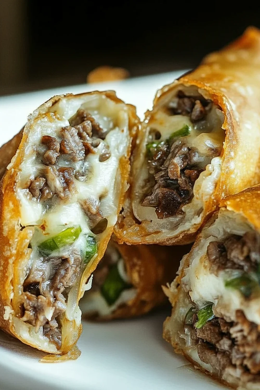 Philly Cheesesteak Egg Rolls