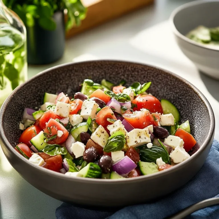 Fresh Greek Salad Recipe