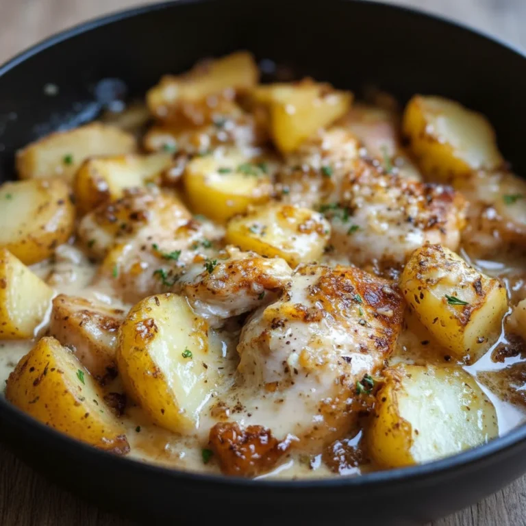 Garlic Parmesan Chicken And Potatoes Recipe