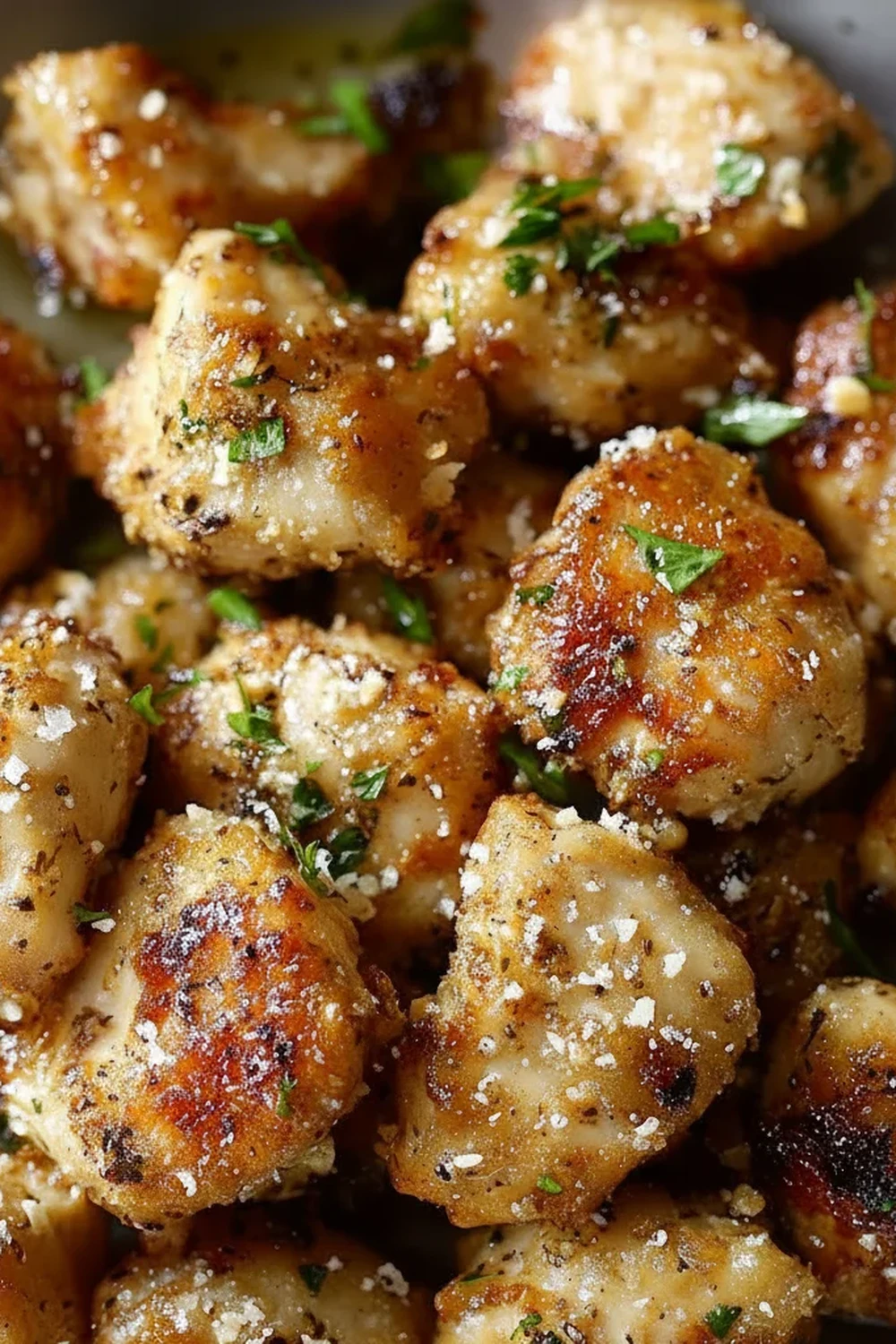 Garlic Parmesan Chicken Bites Recipe