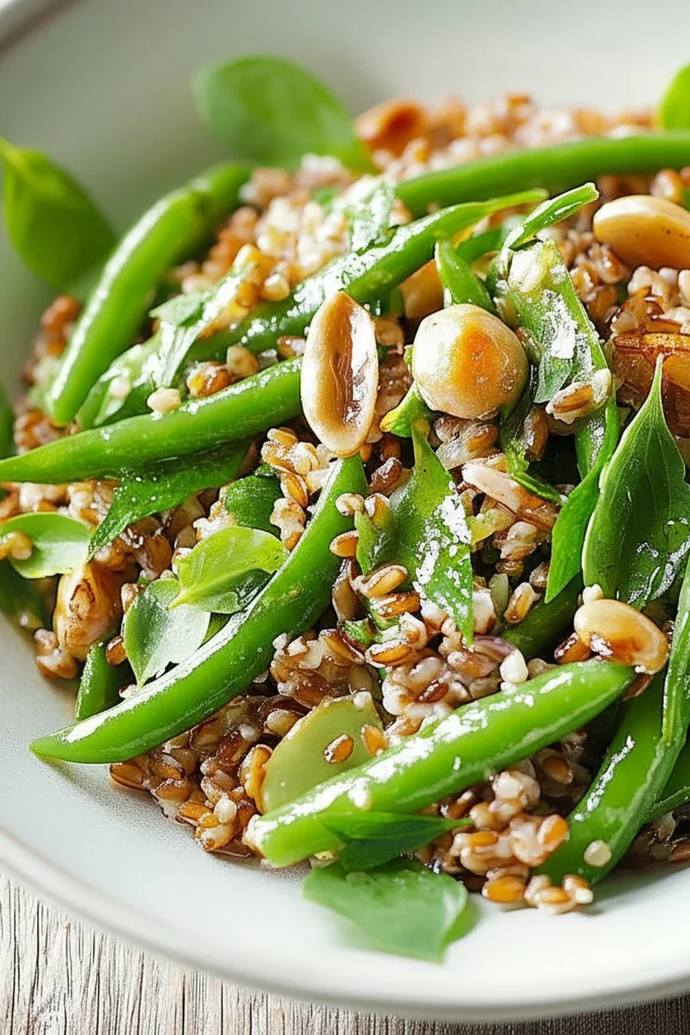 Green Bean And Farro Salad Recipe