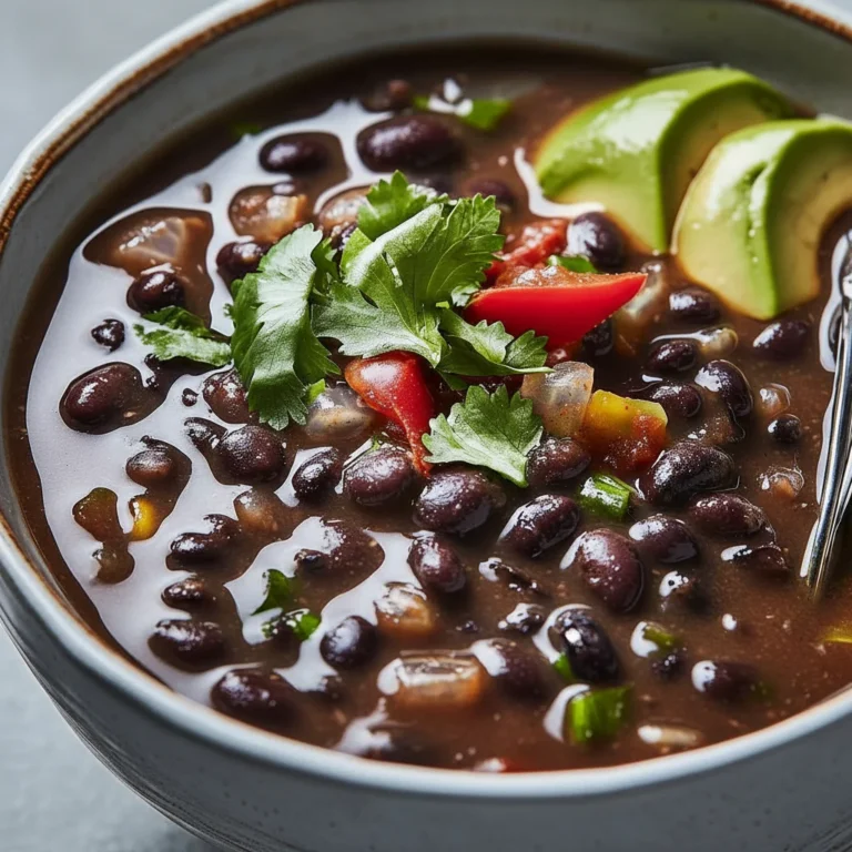 Hearty Black Bean Soup