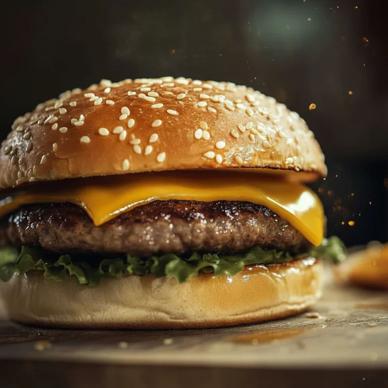 Juicy Classic Cheeseburger Recipe