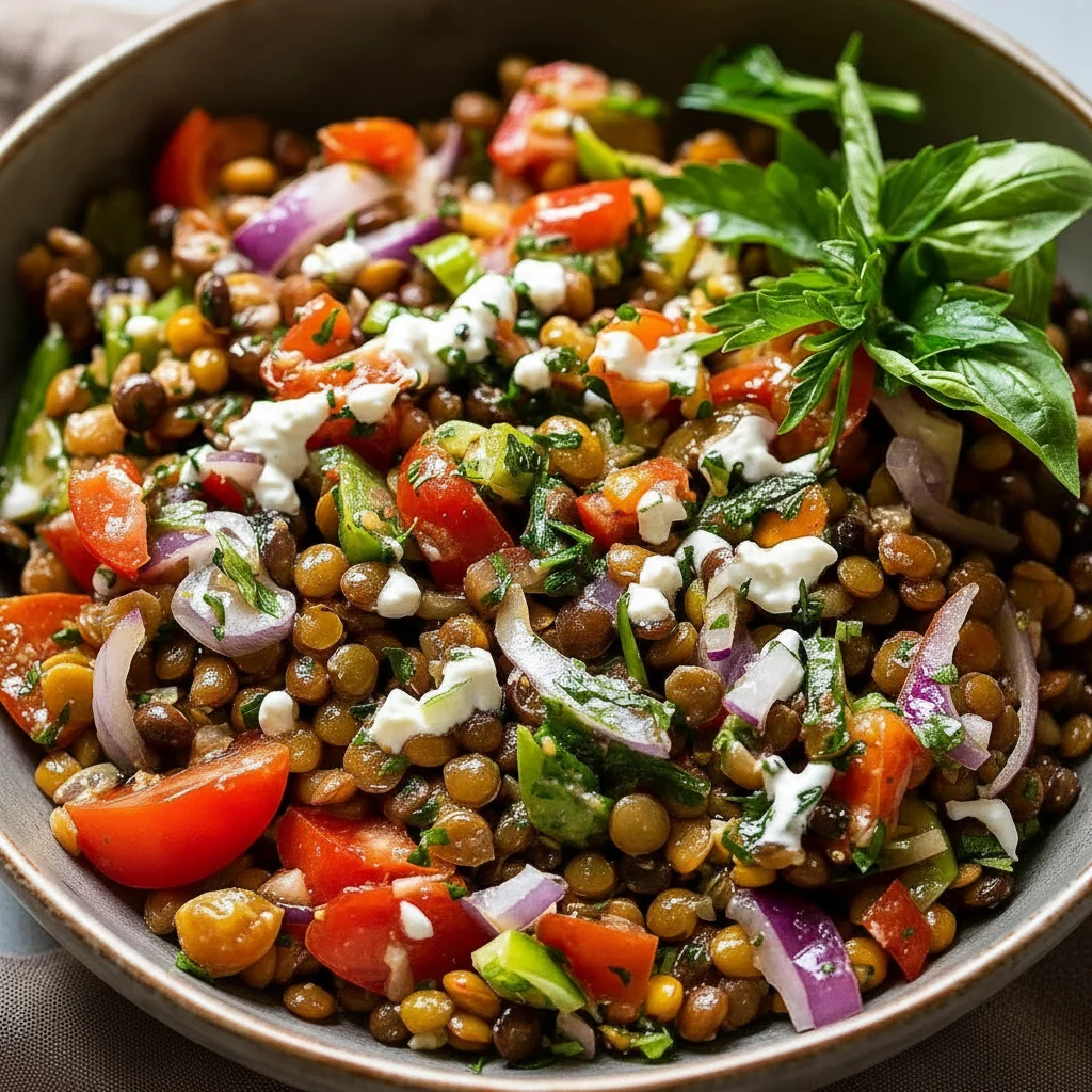 Mediterranean Lentil Salad Recipe