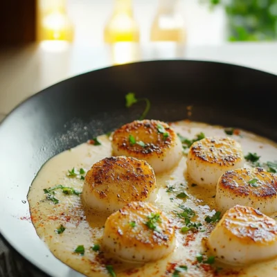 Seared Scallops With Spicy Cajun