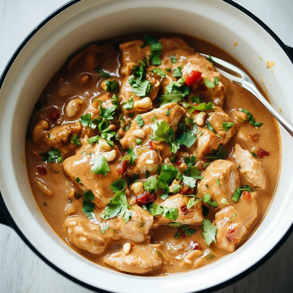 Slow-Cooker Peanut Butter Chicken Recipe