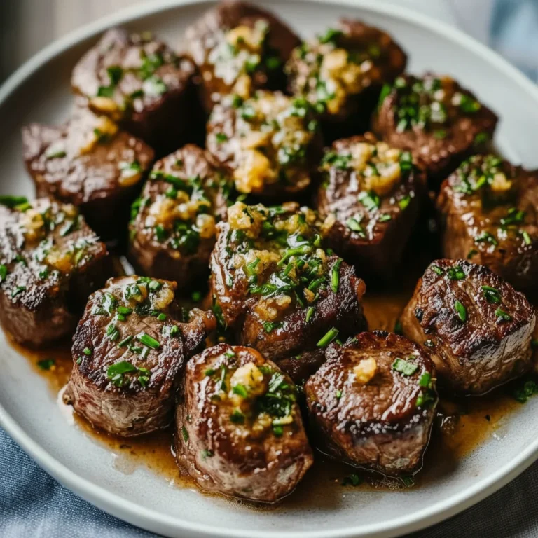 Steak Bites With Garlic Butter Recipe