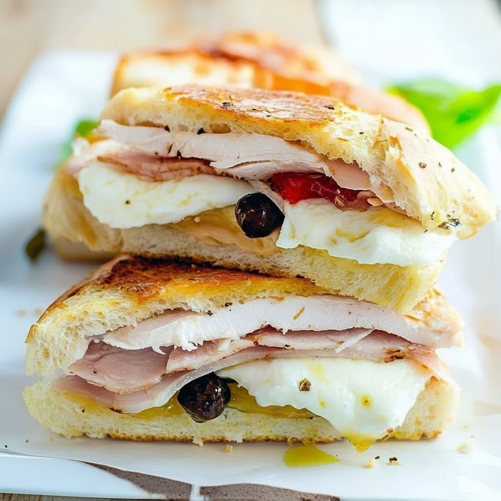 Turkey Sandwiches With Mozzarella