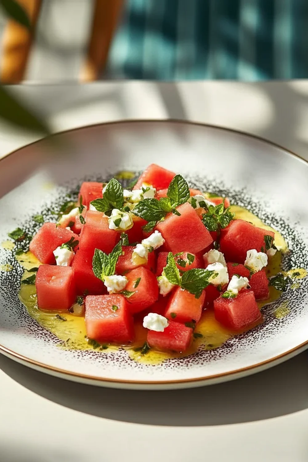 Watermelon And Mint Salad