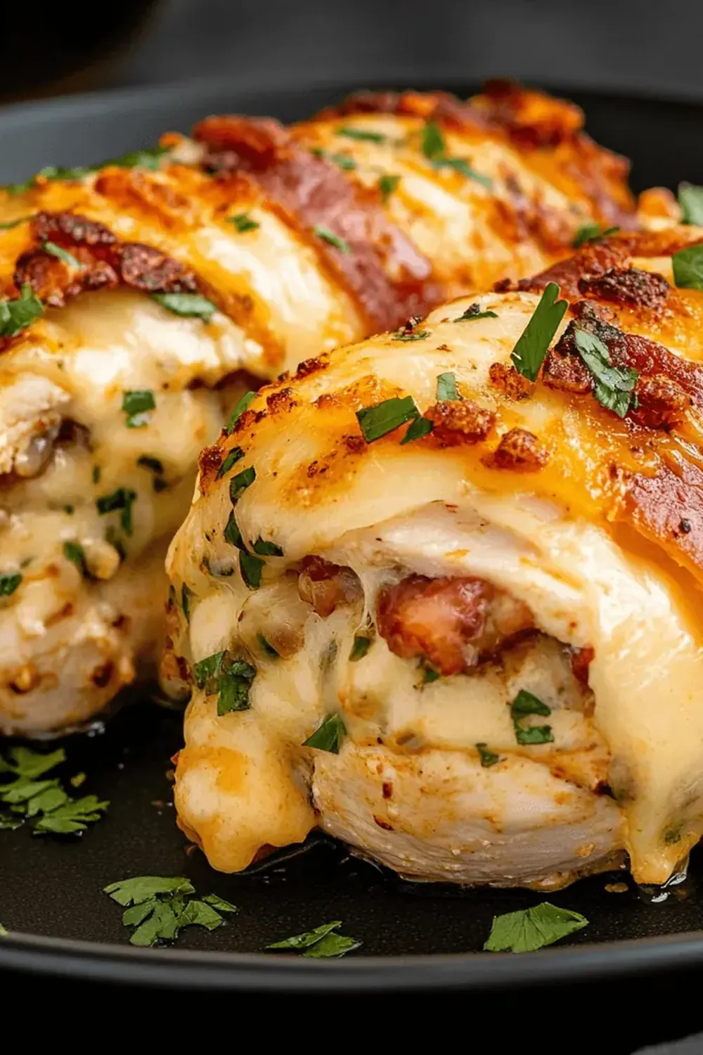 Bacon Wrapped Stuffed Chicken Breast