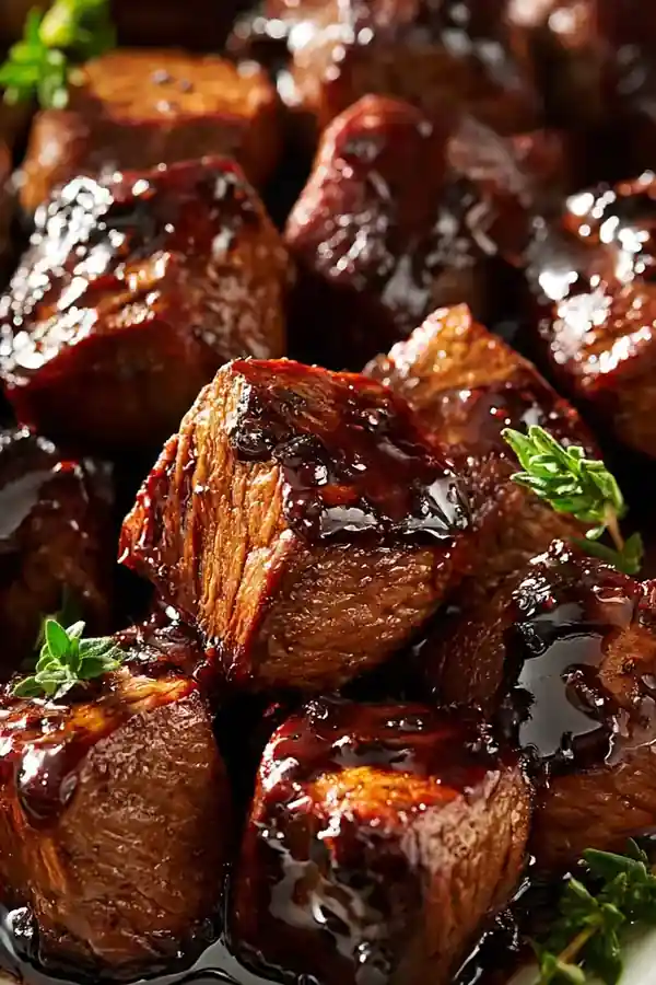 Balsamic Glazed Steak Bites