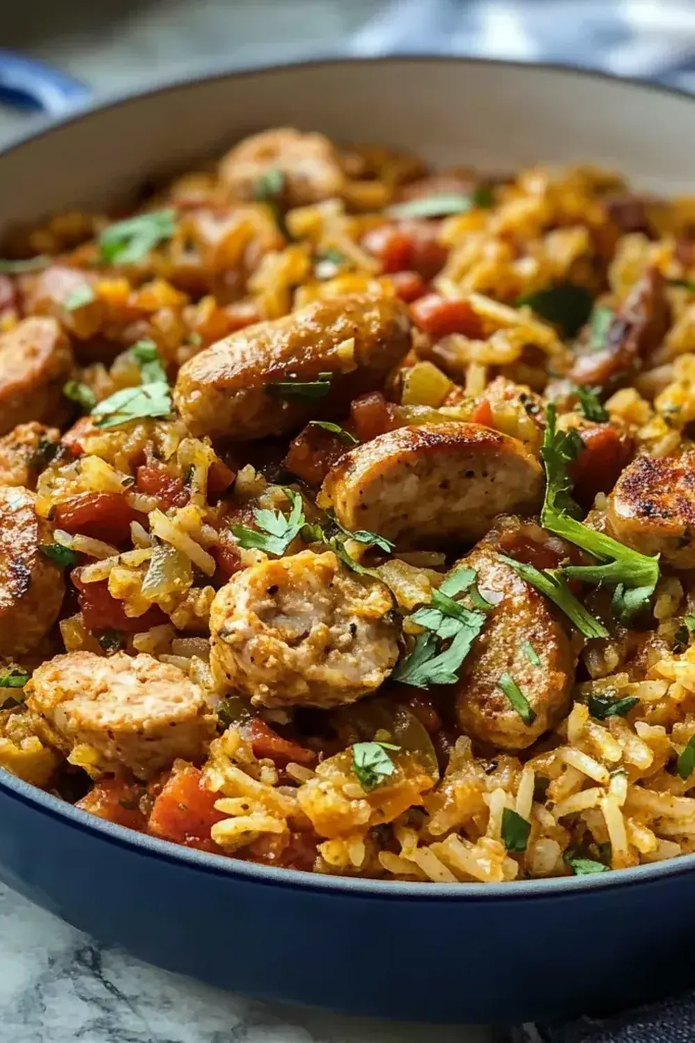 Cajun Chicken & Sausage Jambalaya (Turkey Sausage)