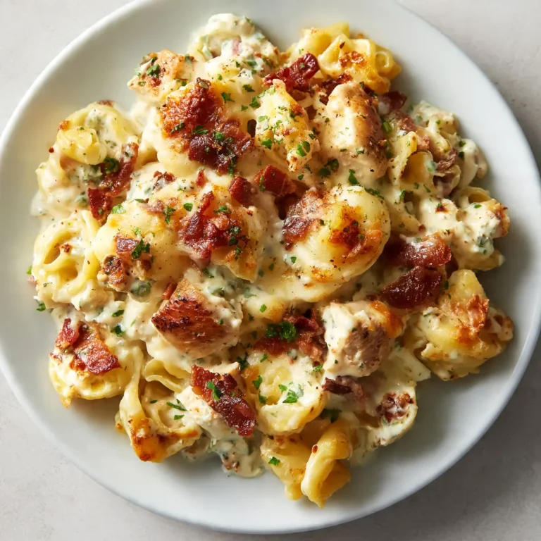 Chicken Bacon Ranch Pasta Bake