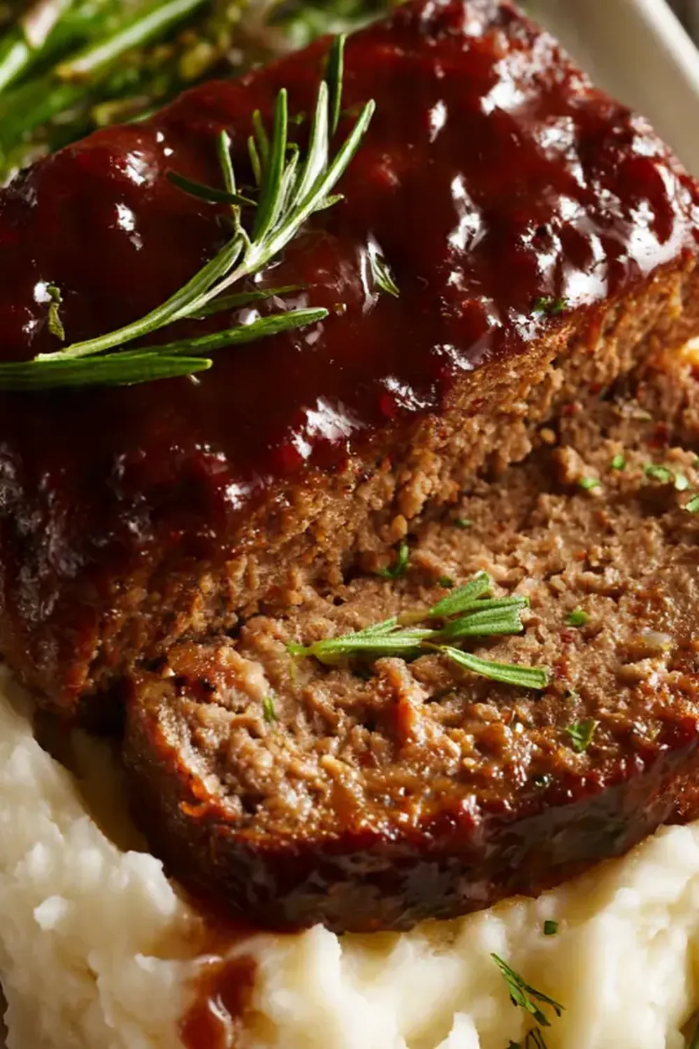 Classic American Meatloaf with Brown Sugar Glaze