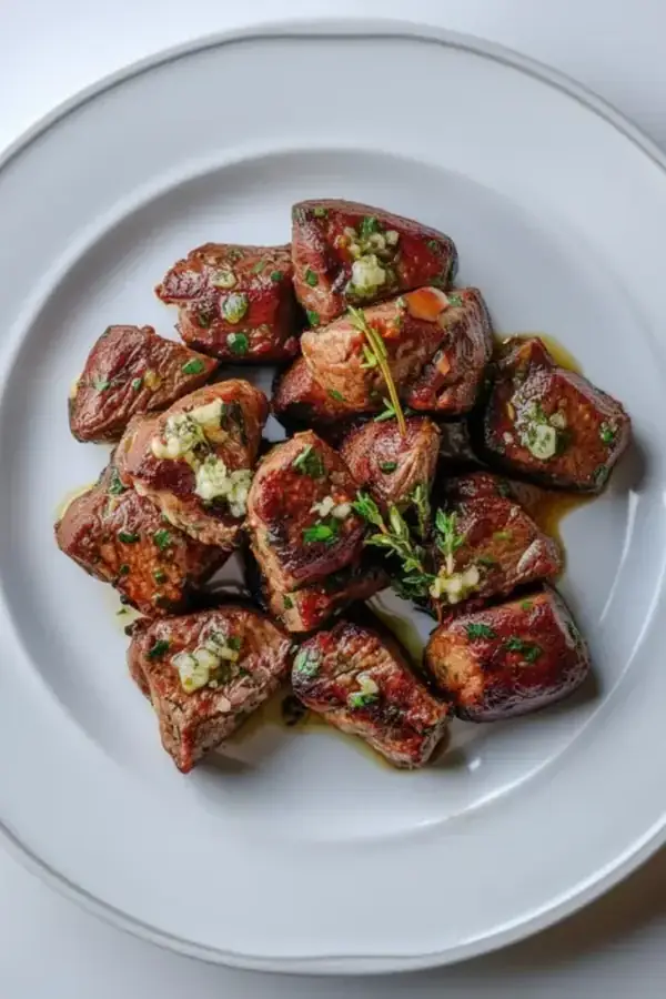 Classic Garlic Butter Steak Bites