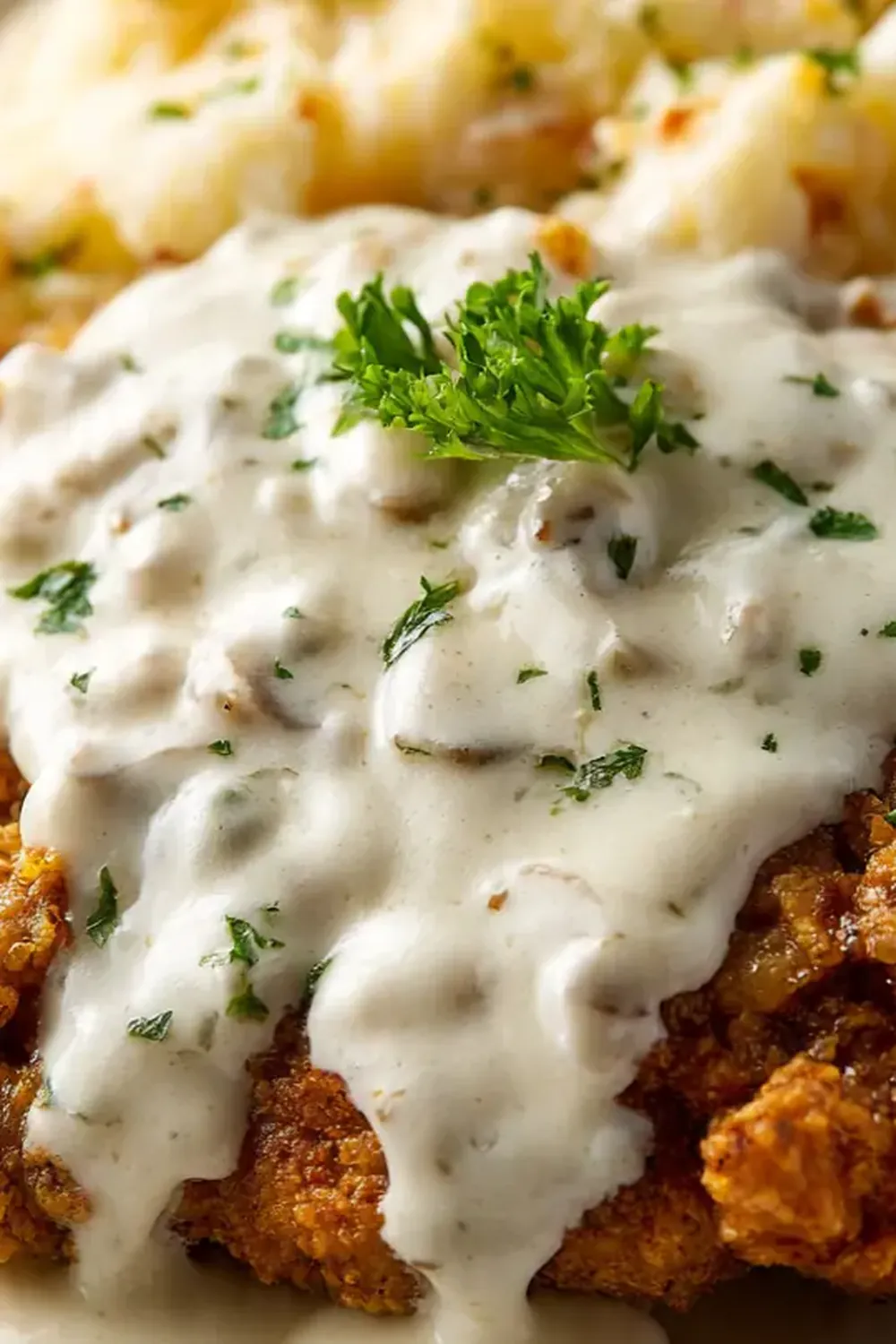 Country Fried Steak with White Gravy