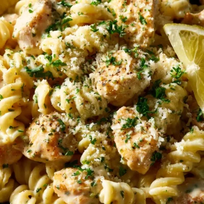 Creamy Garlic Parmesan Chicken Pasta