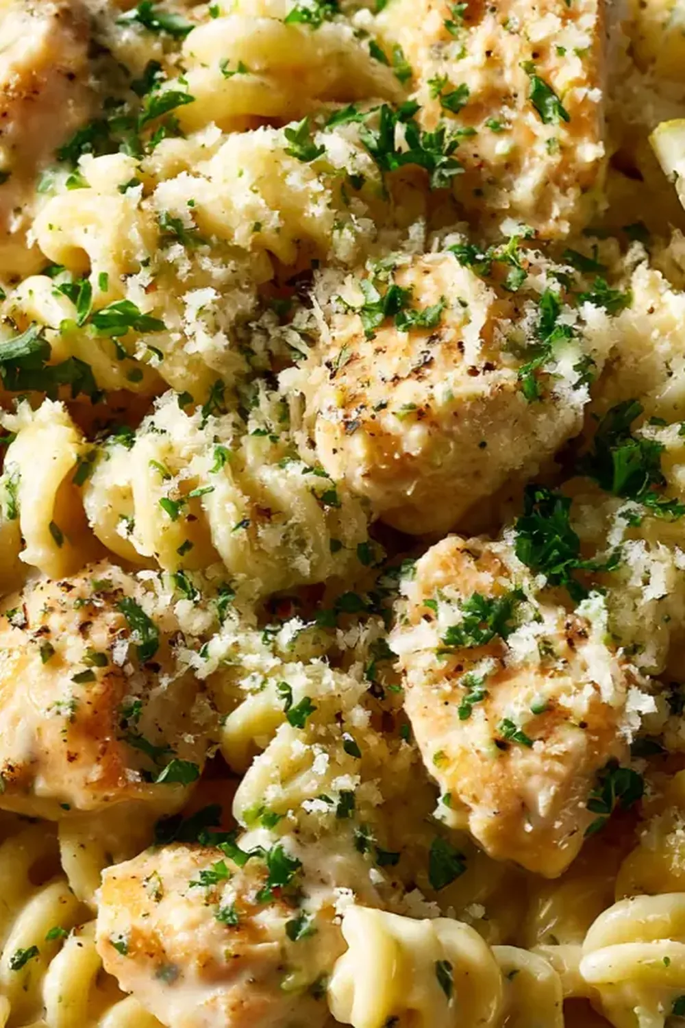 Creamy Garlic Parmesan Chicken Pasta
