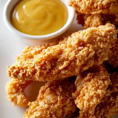 Crispy Chicken Tenders With Honey Mustard