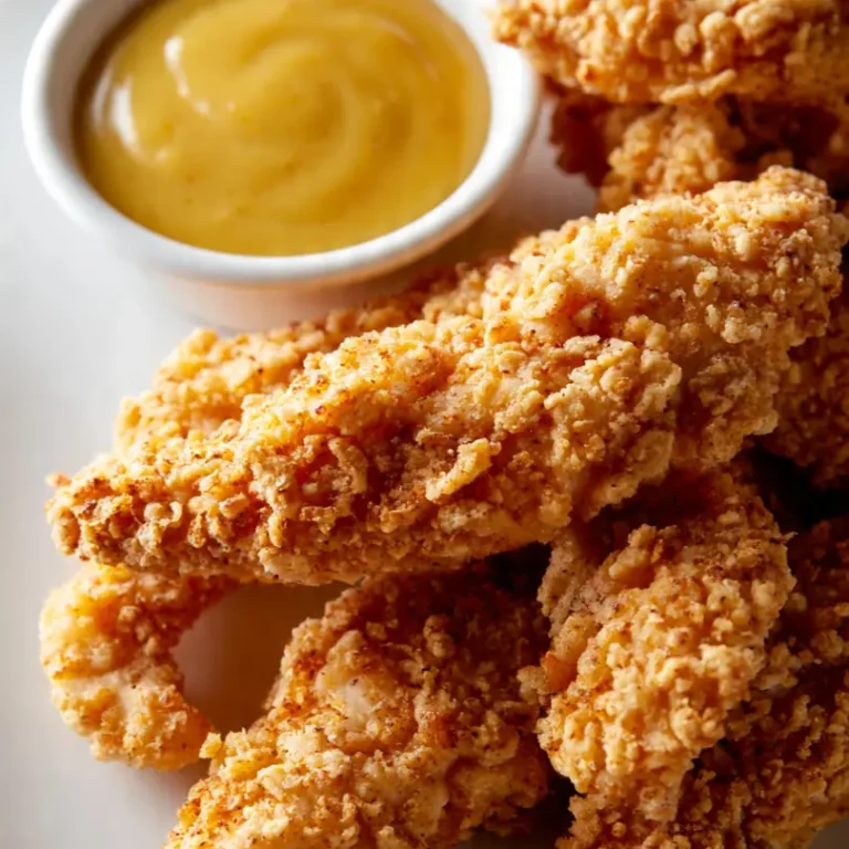 Crispy Chicken Tenders With Honey Mustard