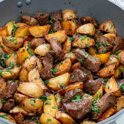 Garlic Butter Steak & Potato Skillet