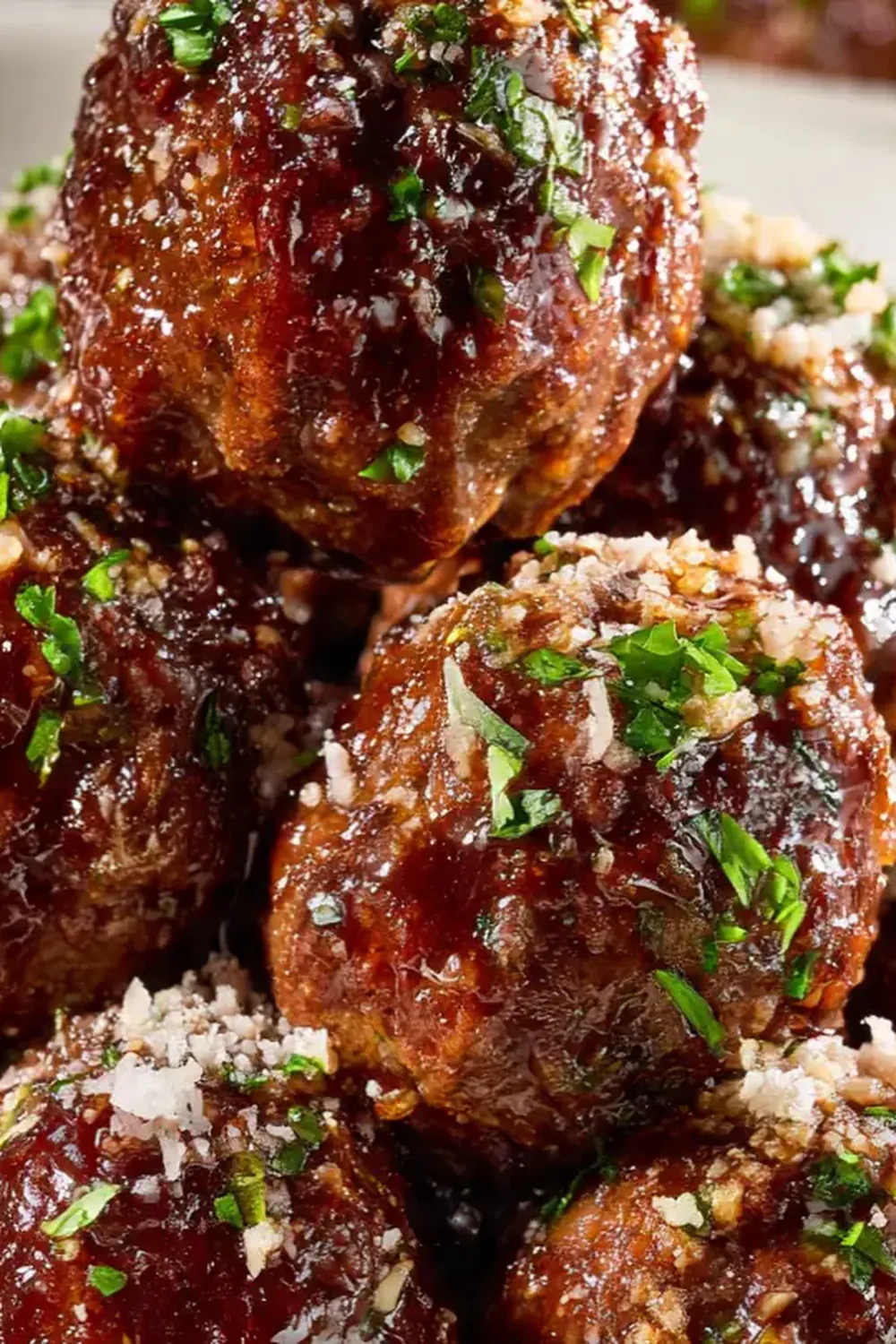 Garlic Parmesan Beef Meatballs