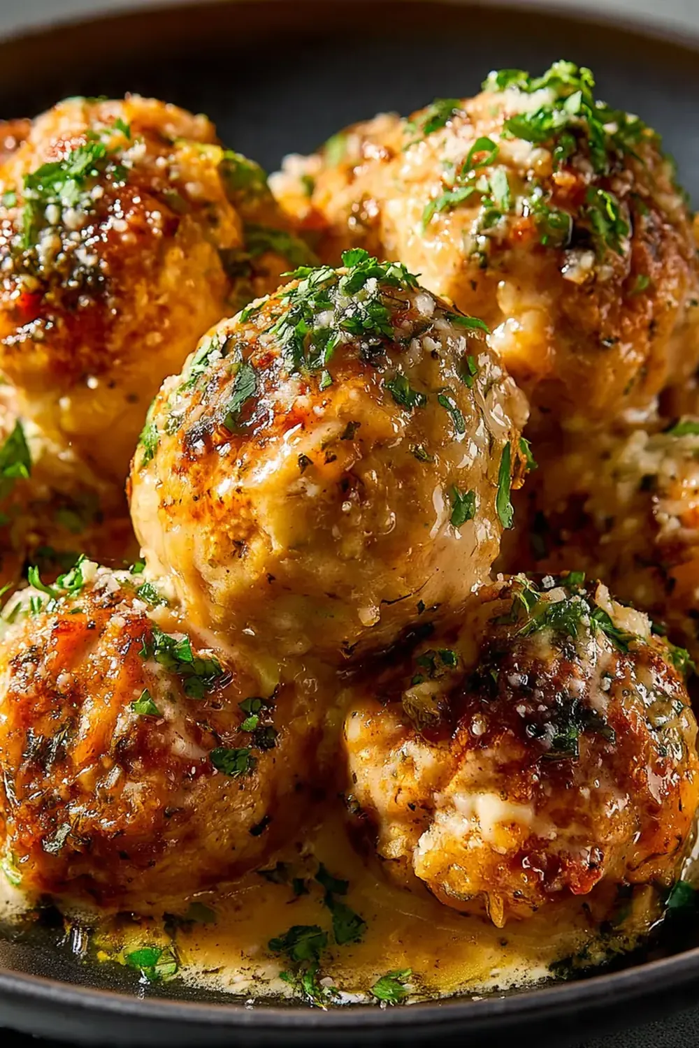 Garlic Parmesan Chicken Meatballs