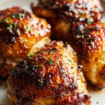 Honey Garlic Chicken Thighs (Sheet Pan)