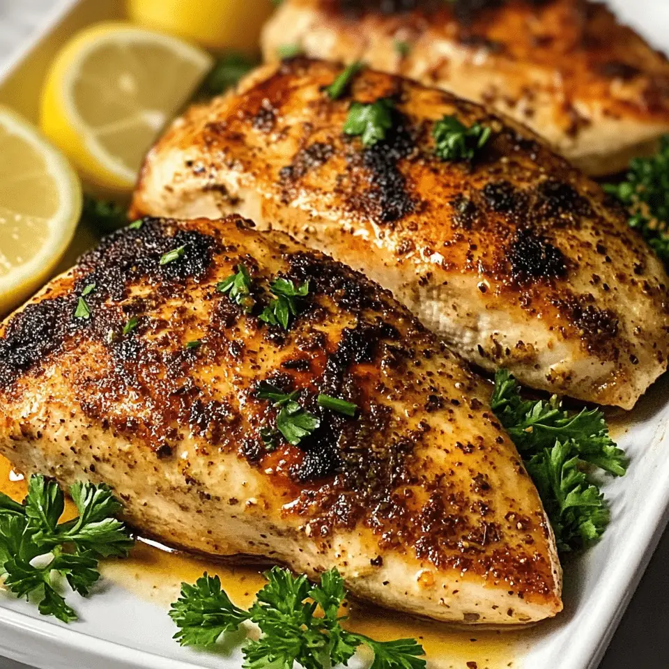 Juicy Oven-Baked Chicken Breast (Never Dry)