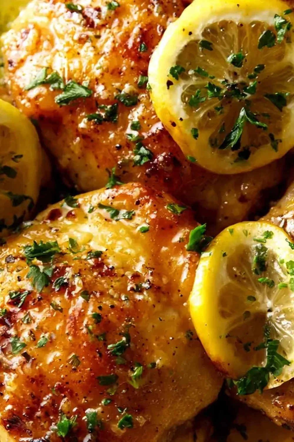 Lemon Garlic Butter Chicken Thighs