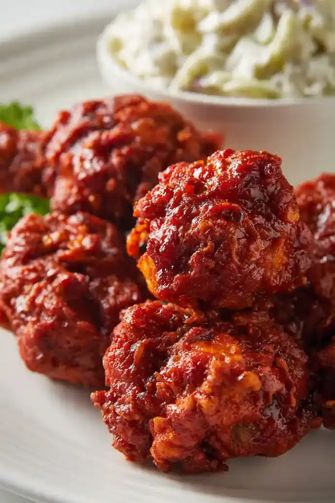 Nashville Hot Chicken with Coleslaw