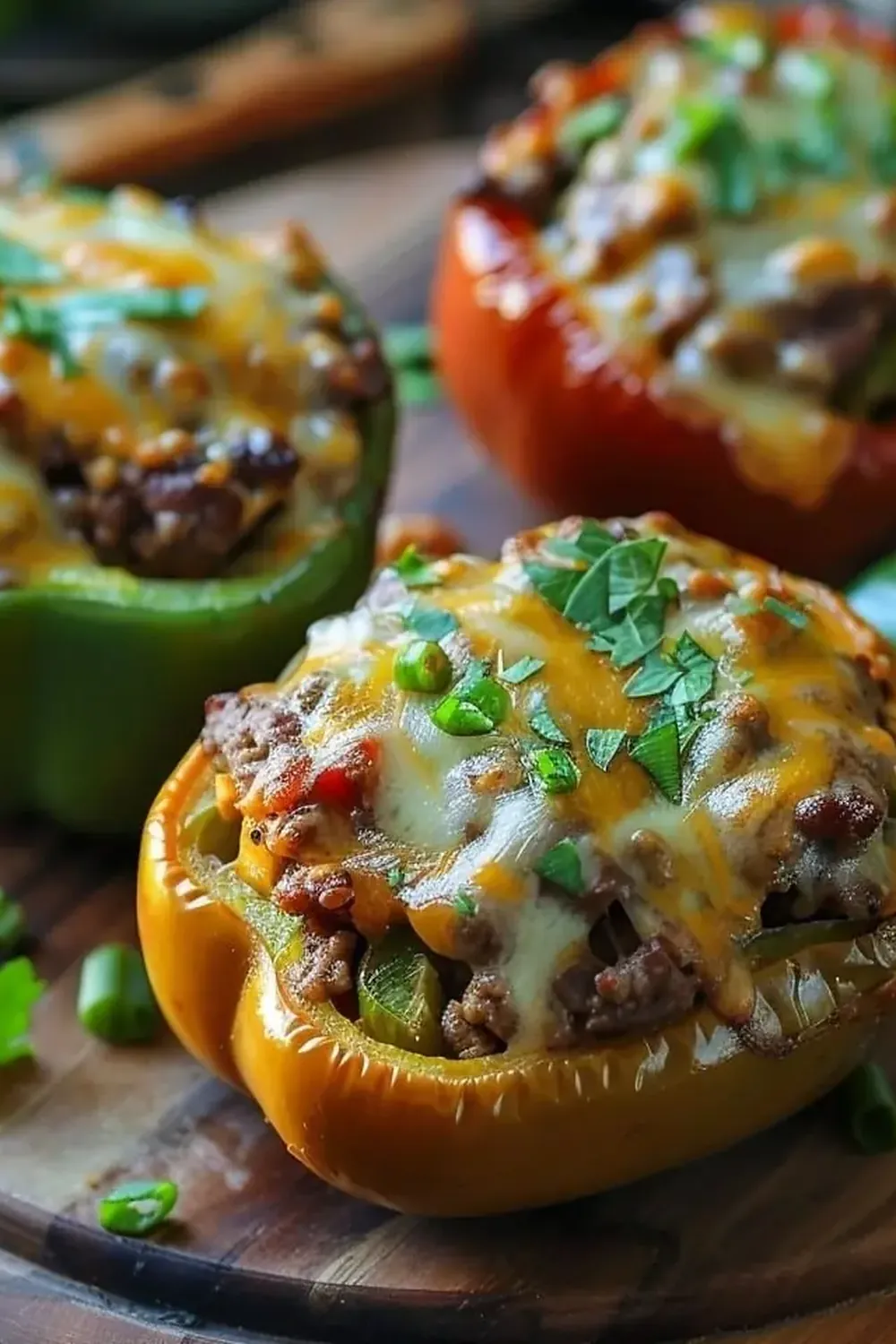 Philly Cheesesteak Stuffed Peppers