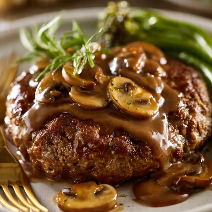 Salisbury Steak With Mushroom Gravy
