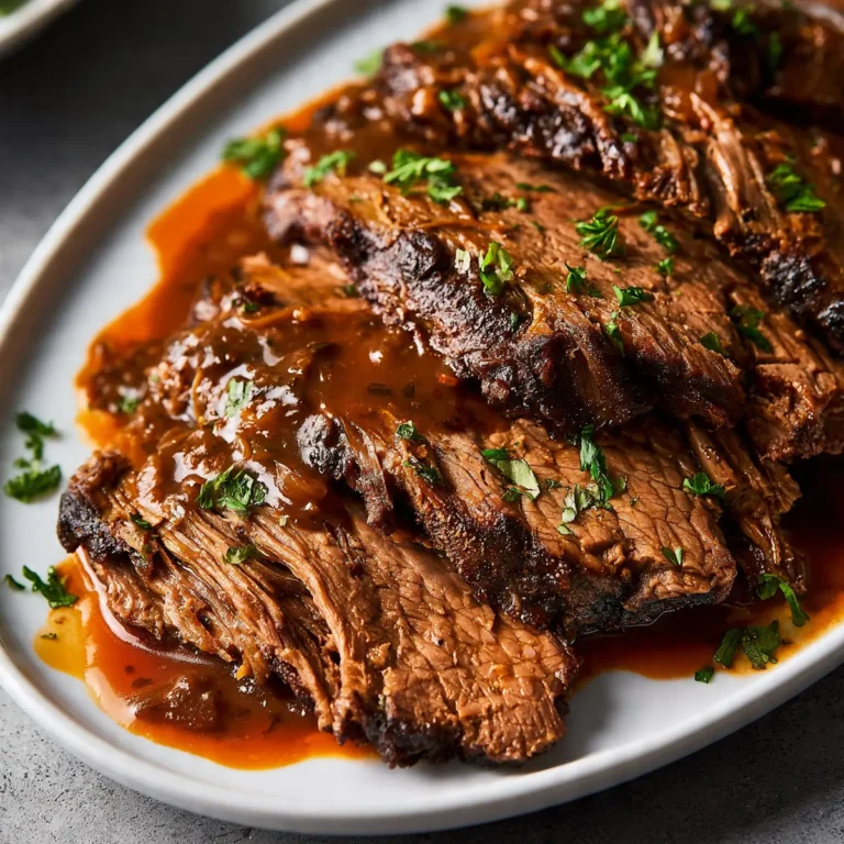 Slow Cooker Beef Brisket (Fall-Apart Tender)