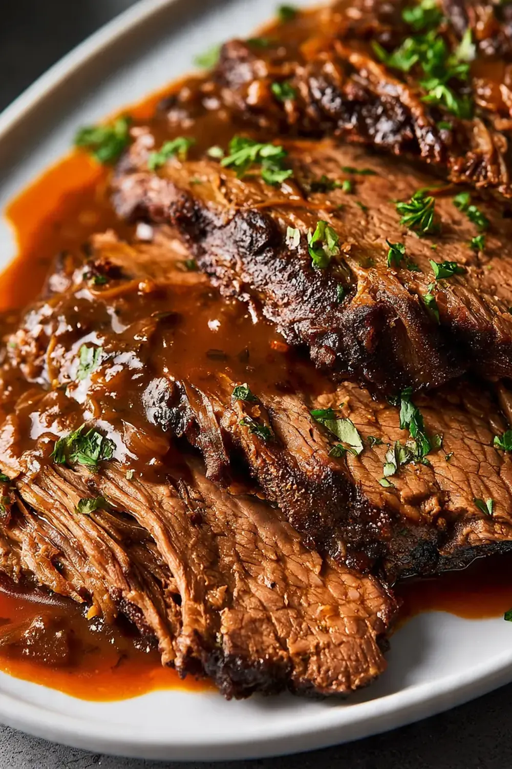 Slow Cooker Beef Brisket (Fall-Apart Tender)