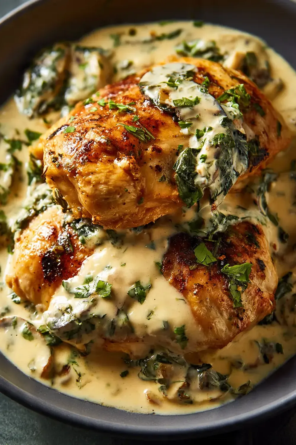 Smothered Chicken in Creamy Gravy