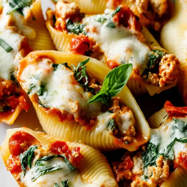 Turkey & Spinach Stuffed Shells