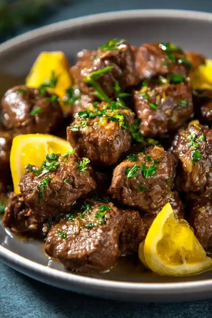 Zesty Lemon & Thyme Beef Tips