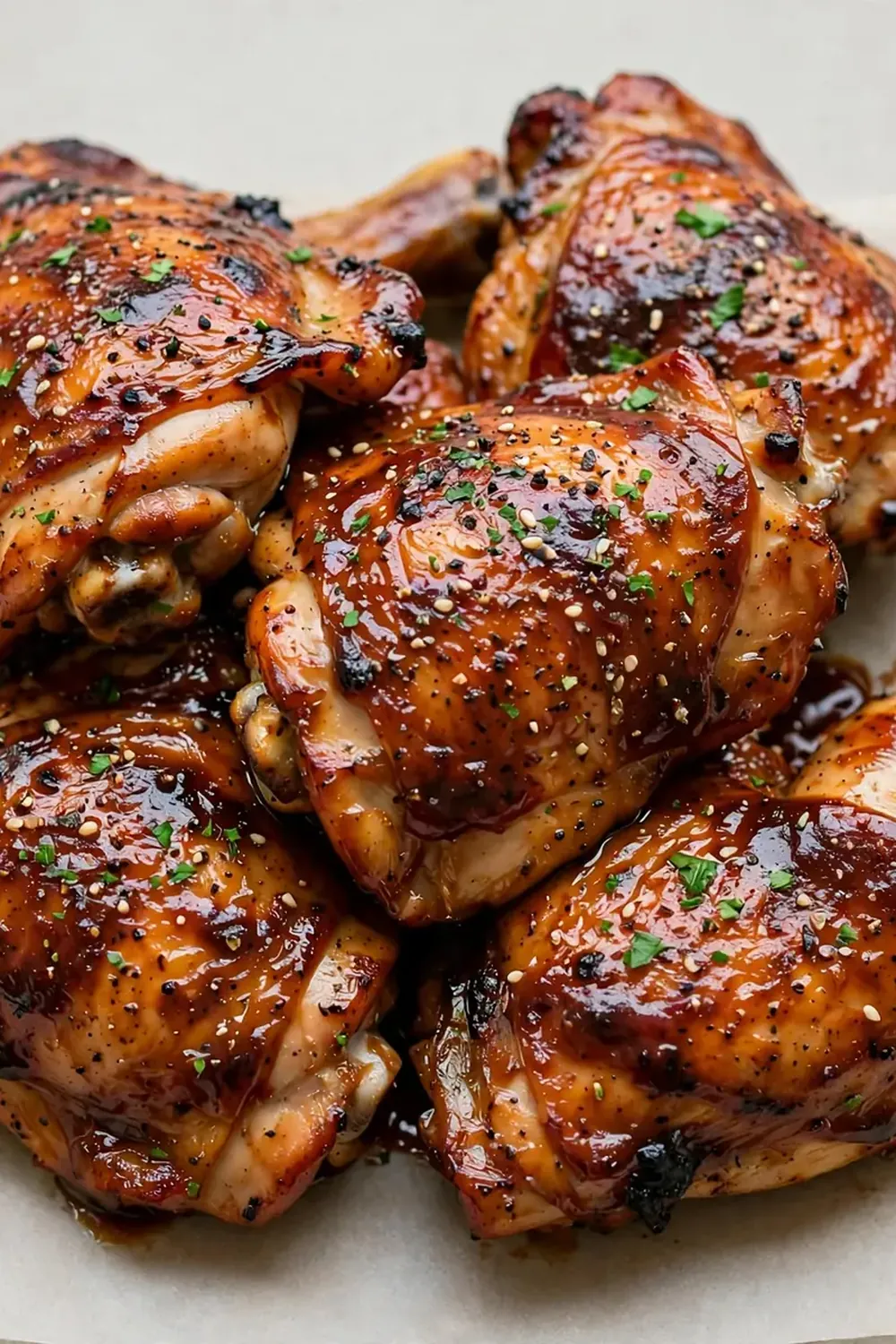 Baked BBQ Chicken Thighs