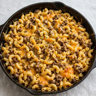 Cheeseburger Macaroni (Homemade Hamburger Helper)