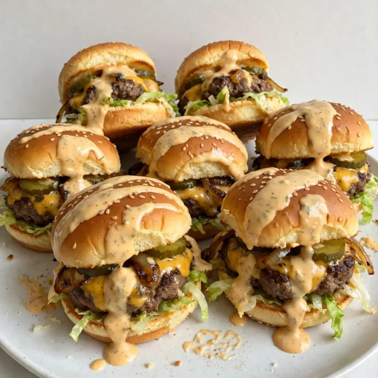 Classic Beef Sliders With Special Sauce