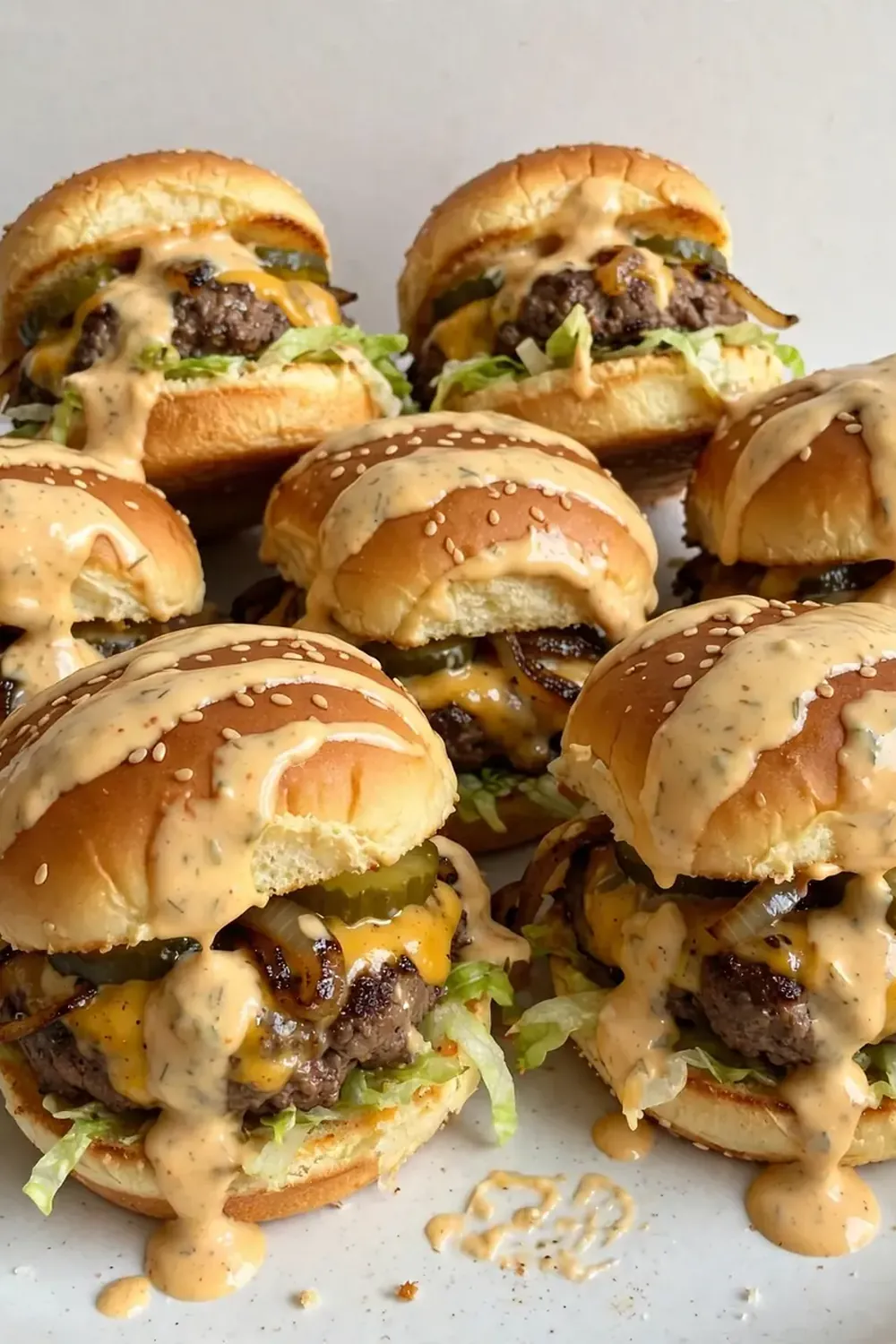 Classic Beef Sliders with Special Sauce