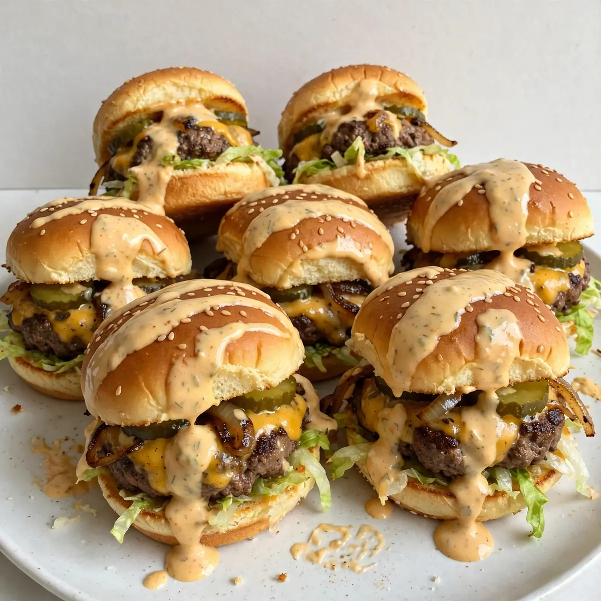 Classic Beef Sliders With Special Sauce