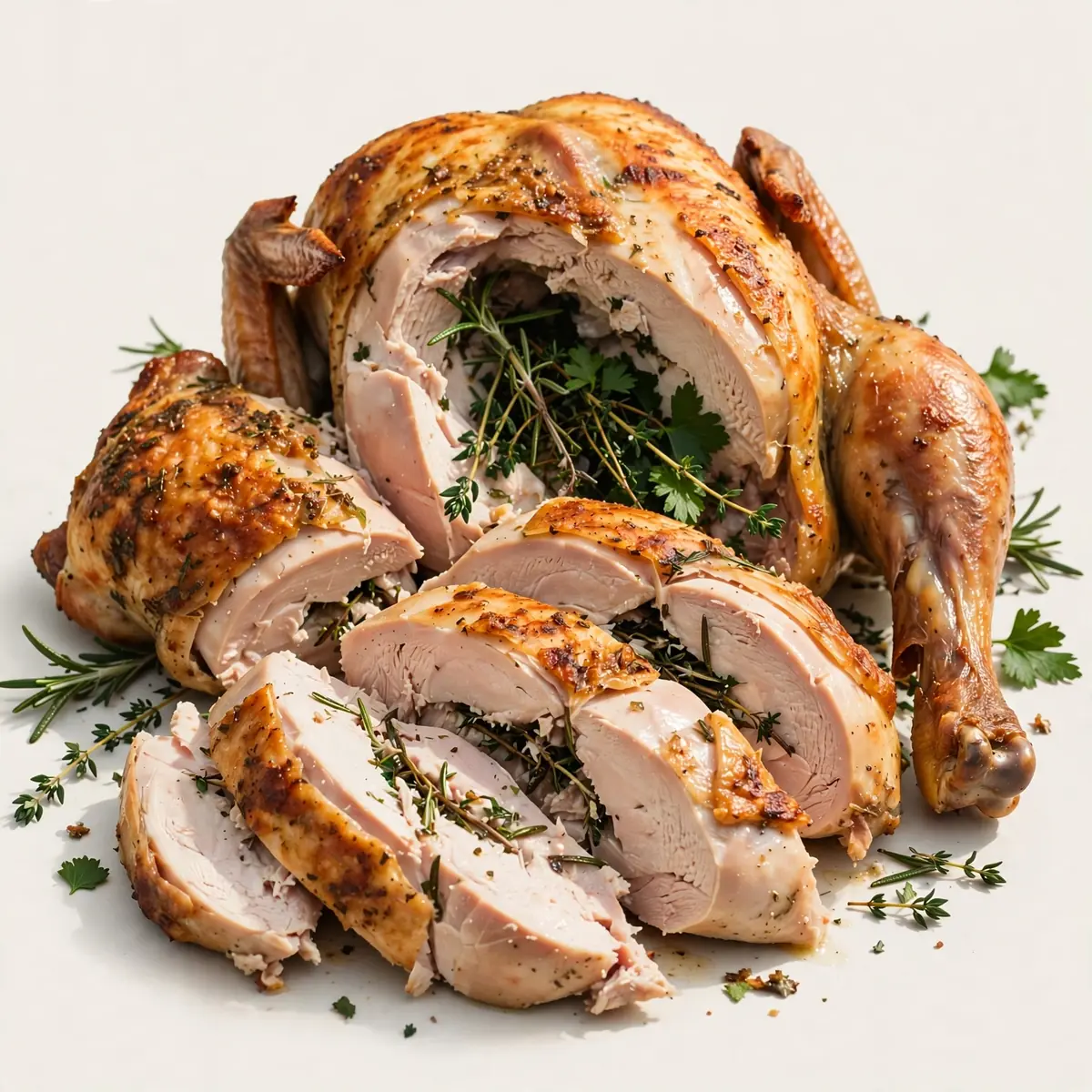 Classic Roast Chicken With Herbs